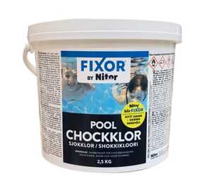 Chockklor Fixor by Nitor för Pool 2.5kg