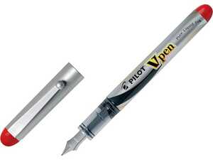 Reservoarpenna Pilot V-pen Röd 0.4mm