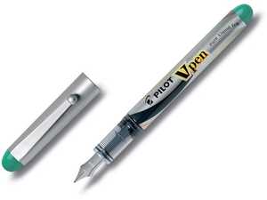 Reservoarpenna Pilot V-pen Grön 0.4mm