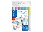 Märkpenna Pilot Pintor Fine Past Mix 6-Färger