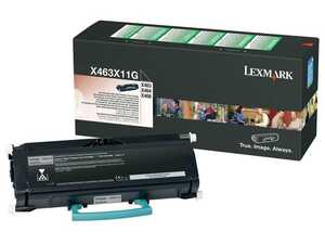 Toner Lexmark X463X11G Svart