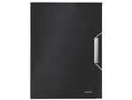 Boxmapp Leitz Style PP Sidensvart 30mm
