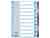 Kartongregister Esselte med Plastflikar Mylar A4 bild 3