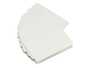 Plastkort Zebra PVC White Cards 500st