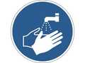 Påbudsdekal Durable Tvätta Händerna