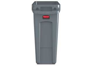 Soptunna Rubbermaid Slim Jim utan Lock Grå 60L extra bild 1