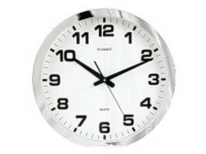 Väggur Nordic Brands Tiq Tystgående Silver 40cm