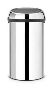 Papperskorg Brabantia Touch Bin Rostfri 60L